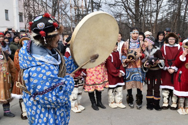 Весенний праздник молодого оленя «Кильвэй» отметили в колымской столице 