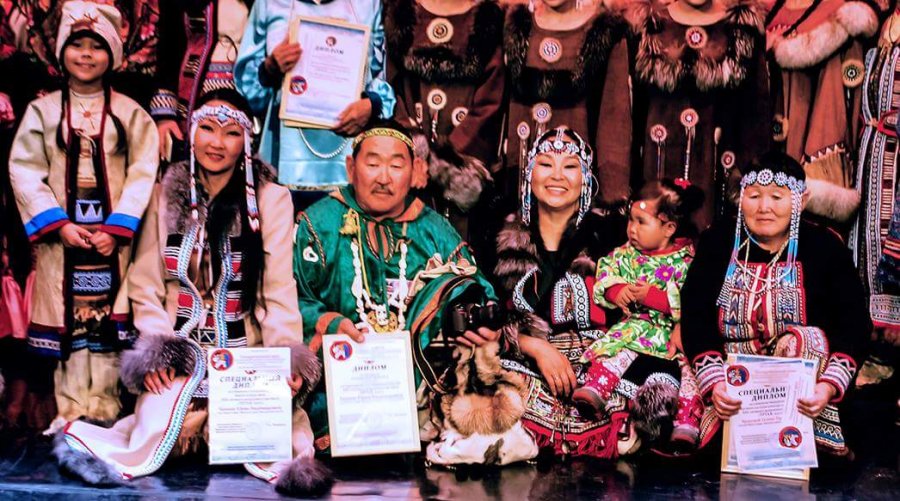 Этническая группа «Илкан» на окружном фольклорном фестивале «Эргав»