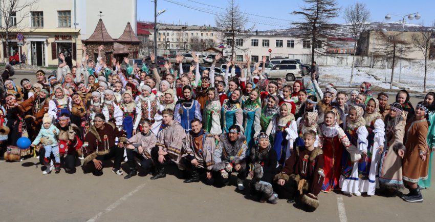 В колымский столице прошла Всероссийская акция «Культурный хоровод»