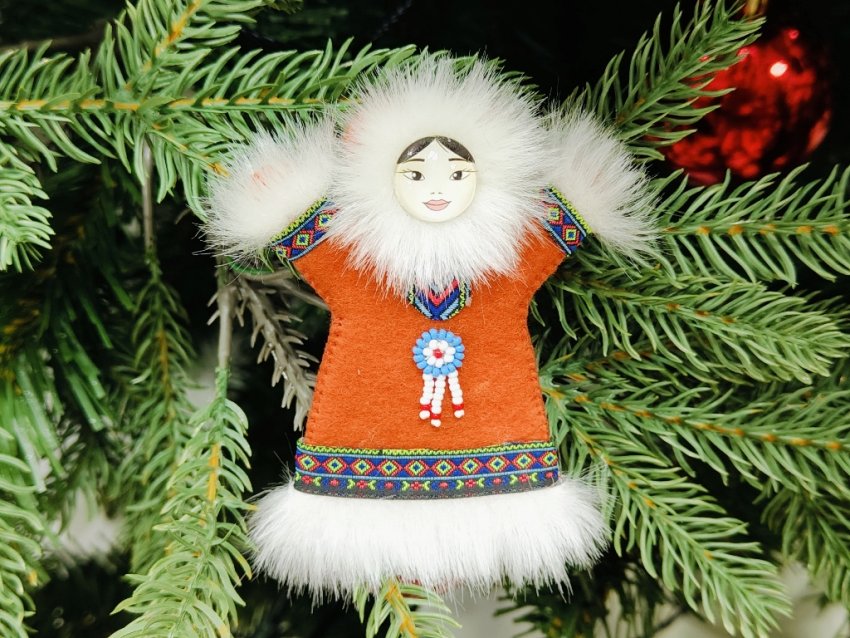 Культура для школьников. Мастер-класс «Кукла-подвеска Северяночка»