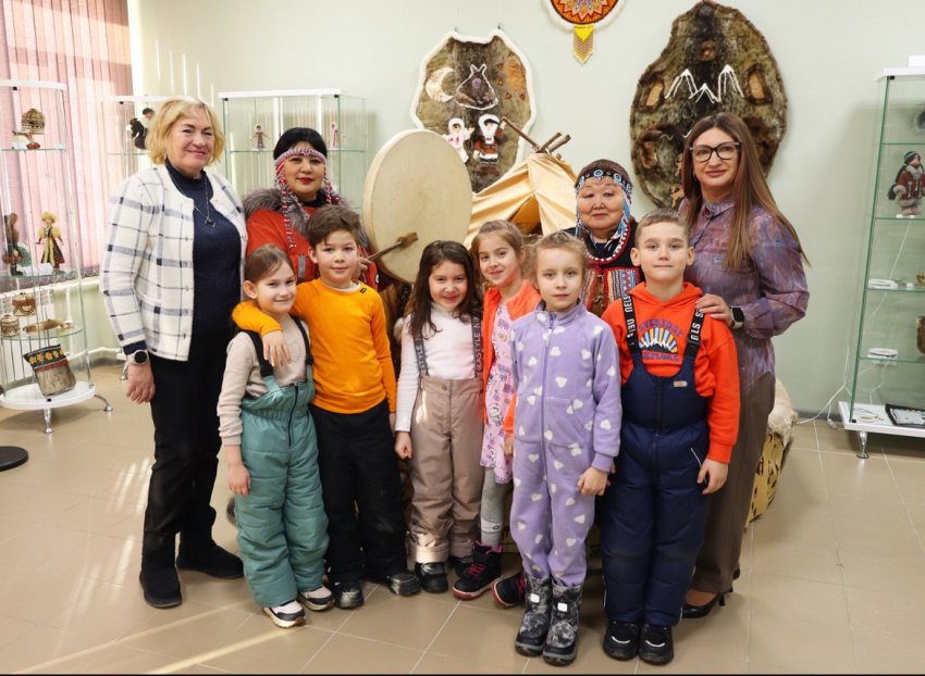Юные гости в Центре народных художественных промыслов